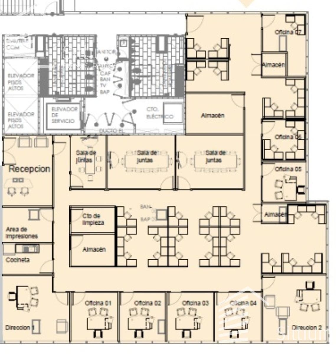 Office for Rent - Reforma - 25th Floor - 466 m2