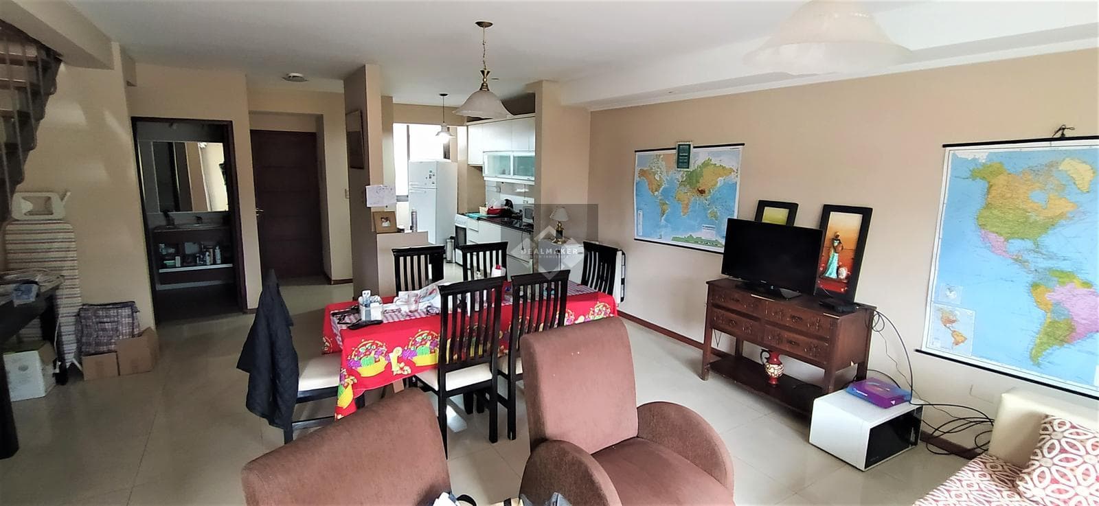 Duplex-style apartment