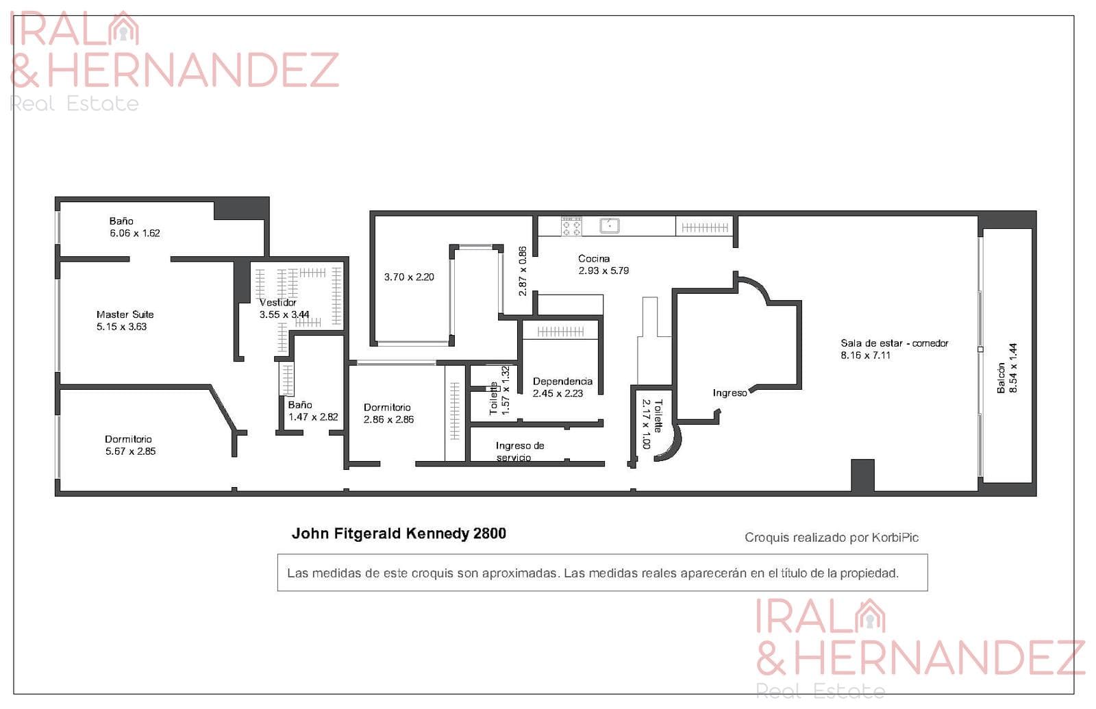 4-Room Apartment for Sale with Parking Space in Rosedal - Palermo