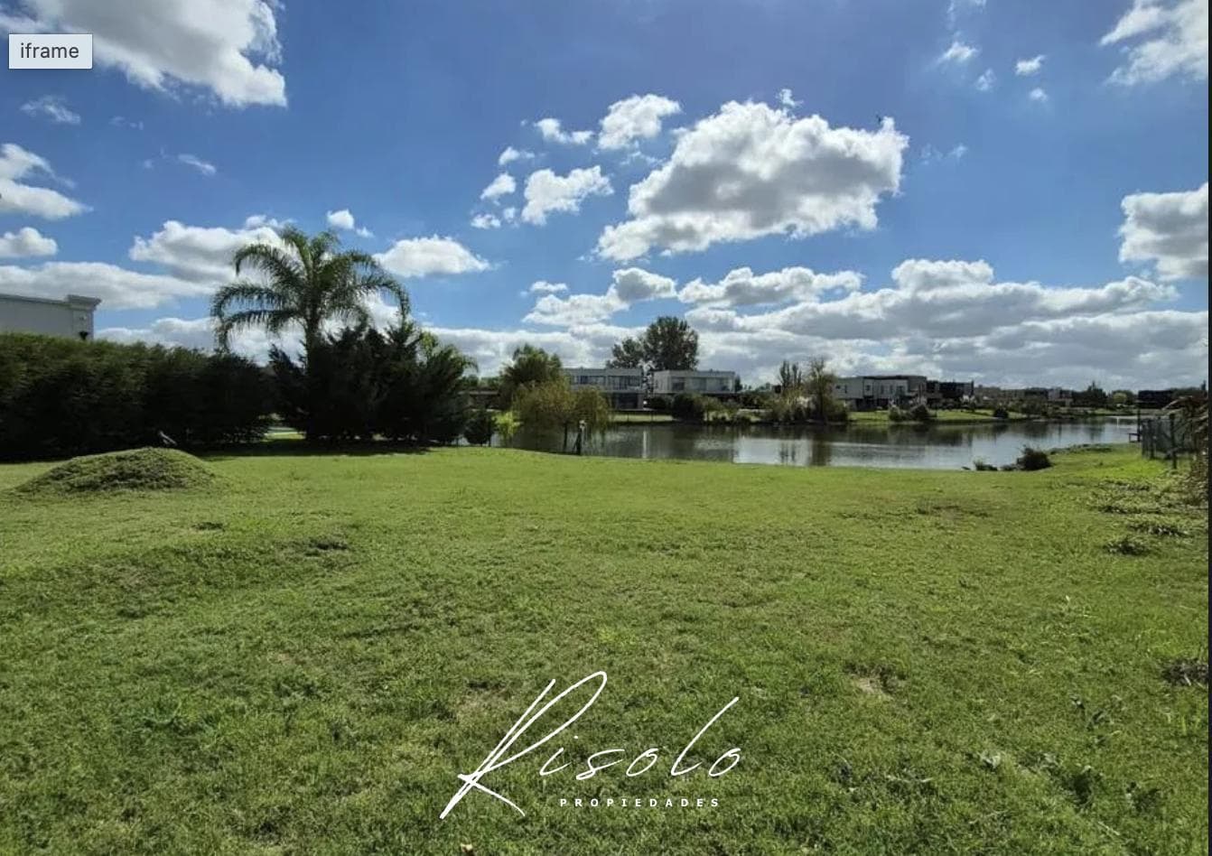 Lot for Sale with a View of the Lagoon, Gated Community, Escobar