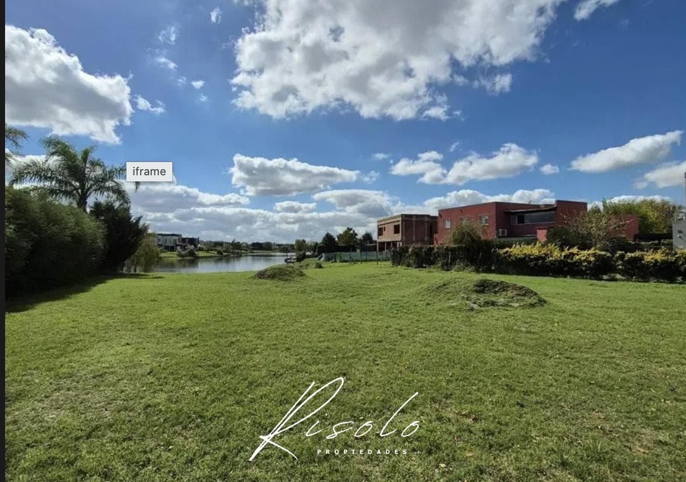 Lot for Sale with a View of the Lagoon, Gated Community, Escobar