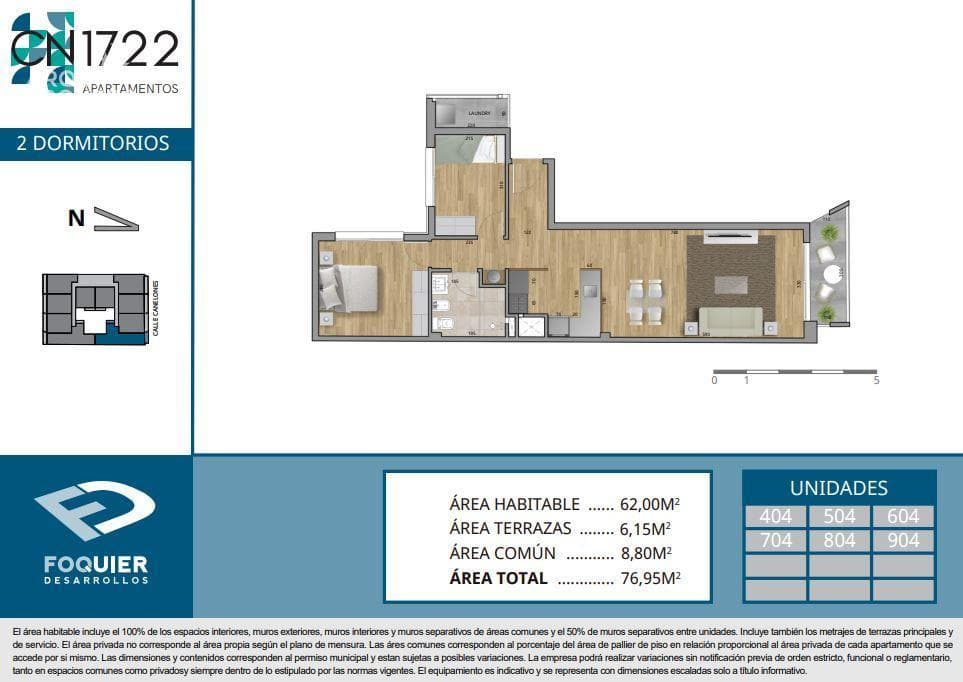 Two-bedroom apartment for sale in Cordón - 804