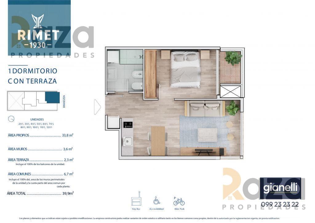 1-Bedroom Apartment for Sale in Cordón