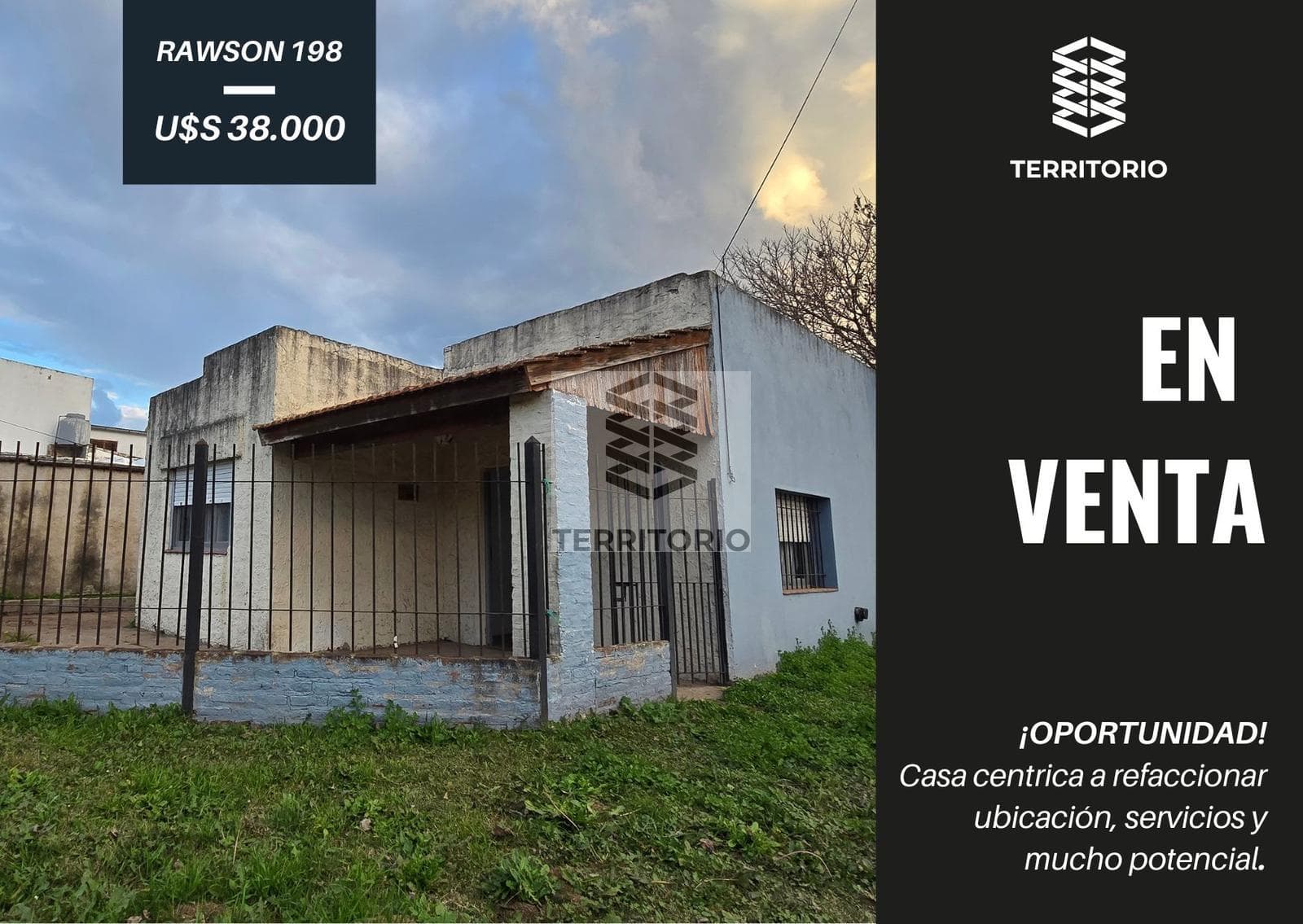 OPPORTUNITY: House for sale in Cañuelas^a—needs renovation