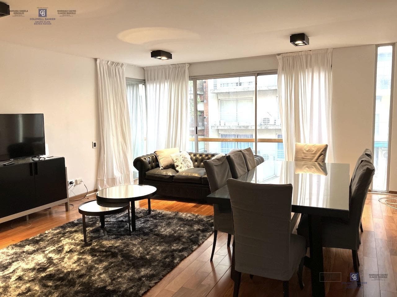 Furnished 2- or 3-bedroom apartment 2 parking spaces in Palermo Chico