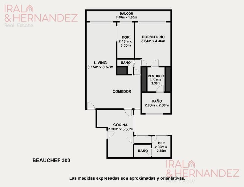 Venta Depto 3 ambientes c/cochera - Reciclado - Caballito