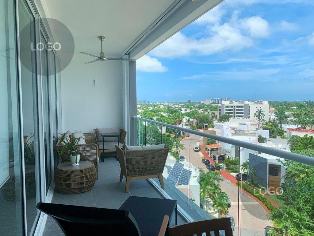 APARTMENT FOR SALE IN CANCUN, IN THE CUMBRES HIGH-RISE COMPLEX
