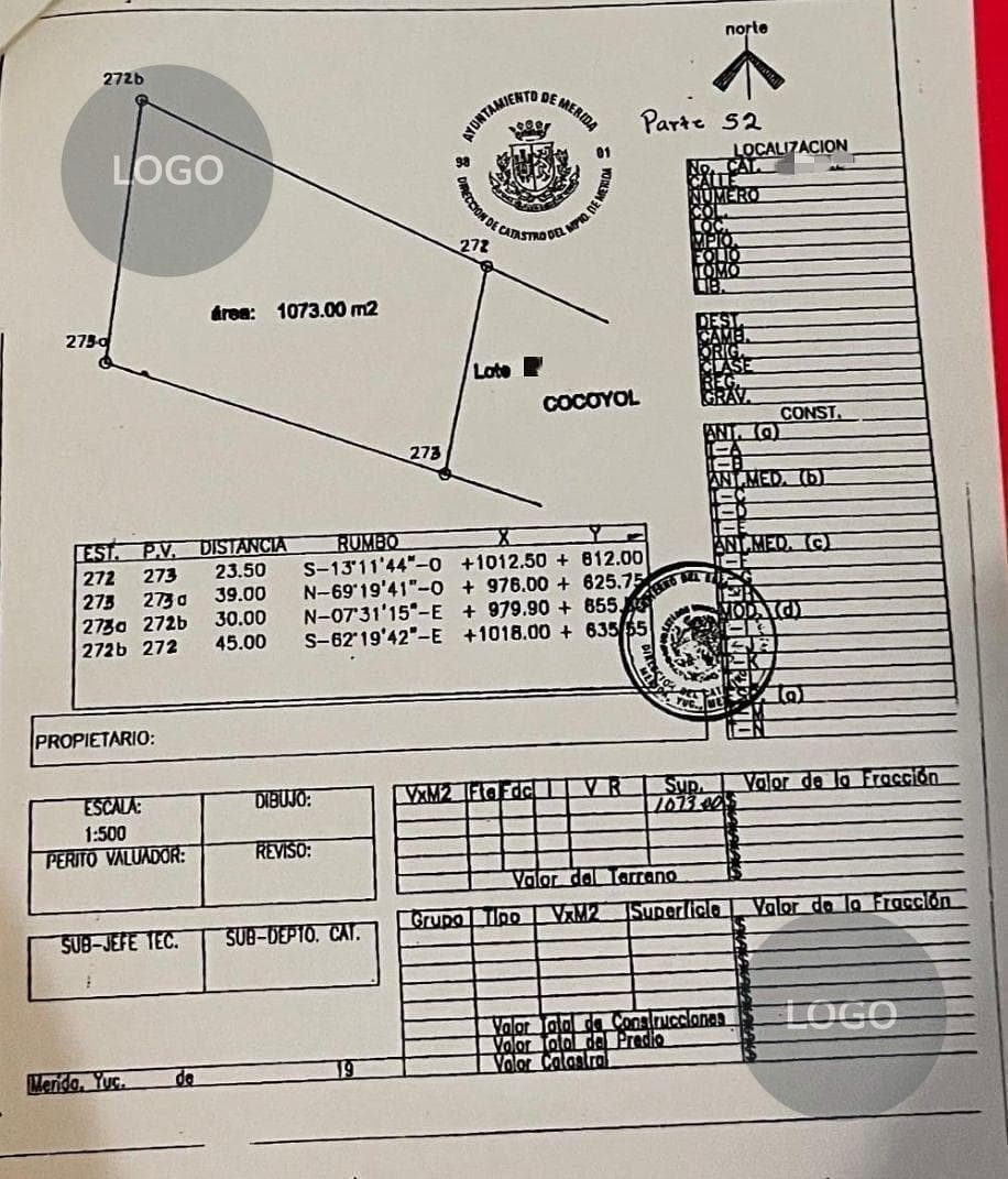 LAND FOR SALE IN MÉRIDA ON PRIVADA CLUB DE GOLF LA CEIBA