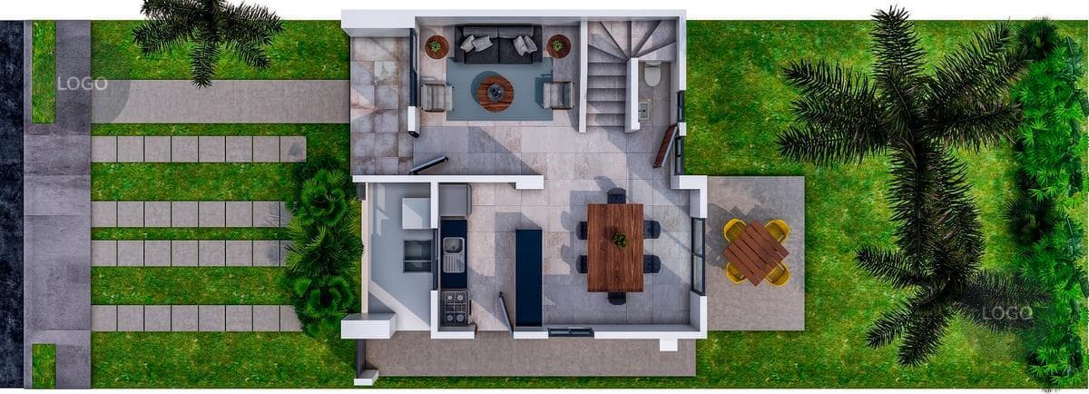 House for sale in the South Industrial Park of Cancun