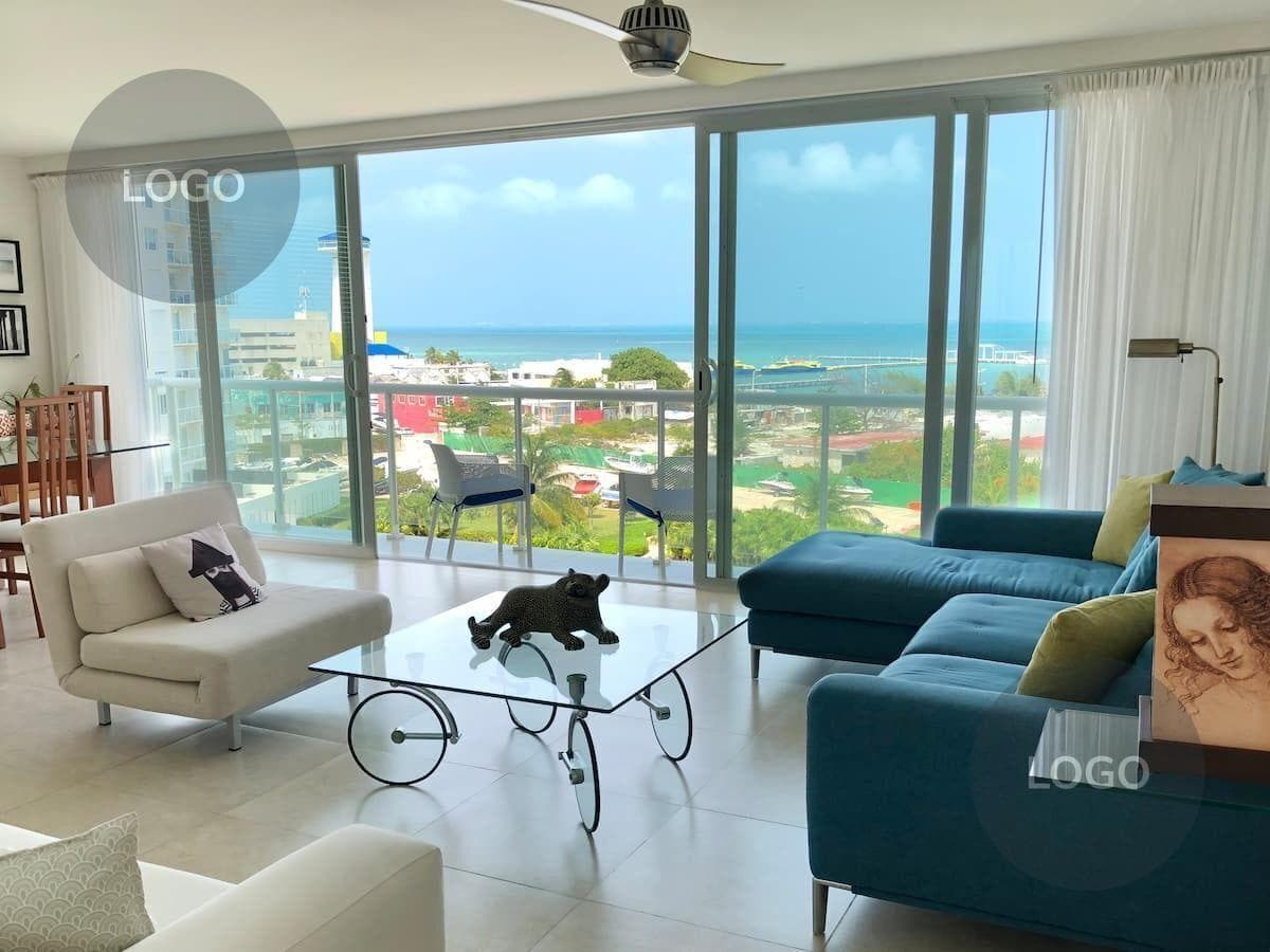 FURNISHED APARTMENT FOR RENT IN CANCUN, CONDOMINIUM WITH OCEAN VIEW
