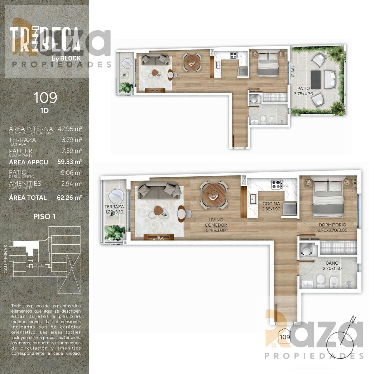 1-Bedroom Apartment for Sale in Cordón