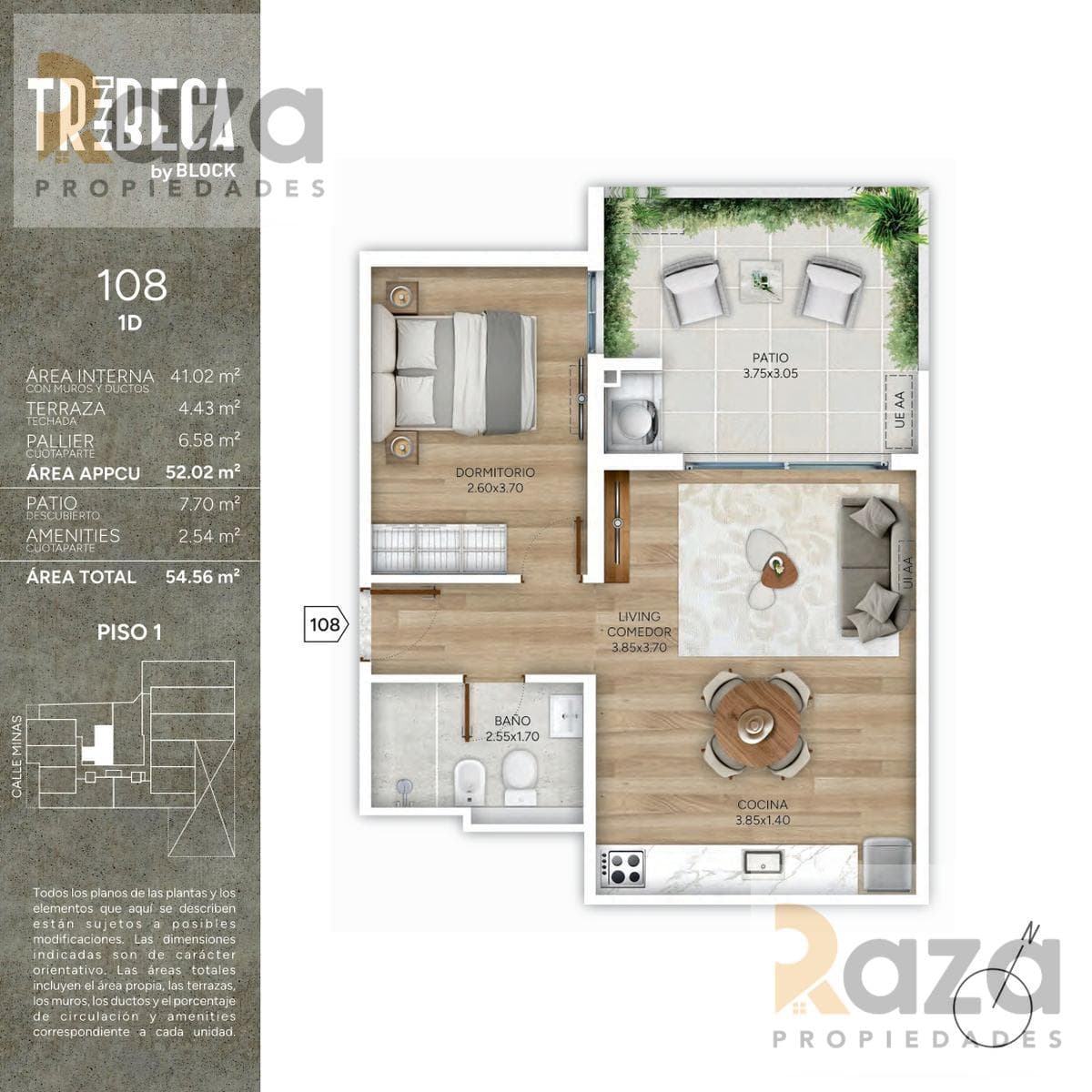 1-Bedroom Apartment for Sale in Cordón