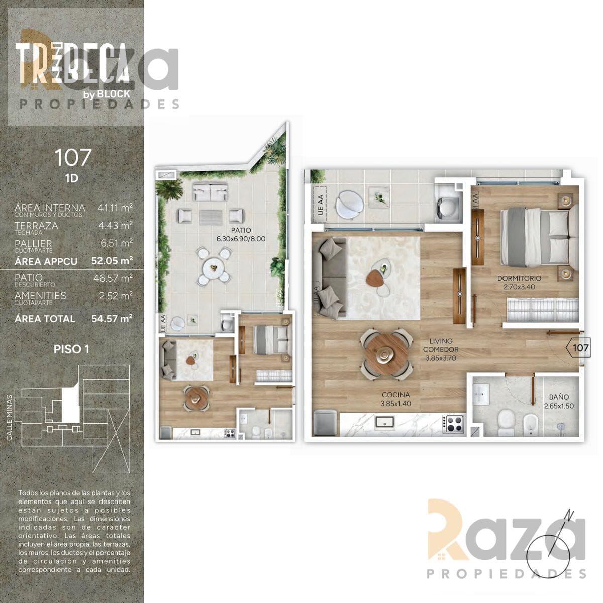1-Bedroom Apartment for Sale in Cordón