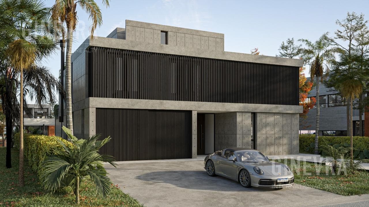 Brand-new modern home for sale in Nordelta, Lagos del Golf