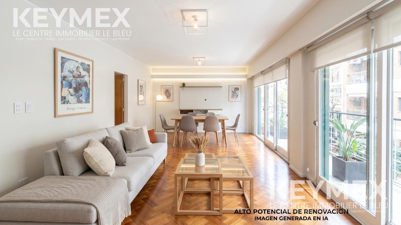 Apartment for Sale in Belgrano: 3 bedrooms, two master suites, parking space.