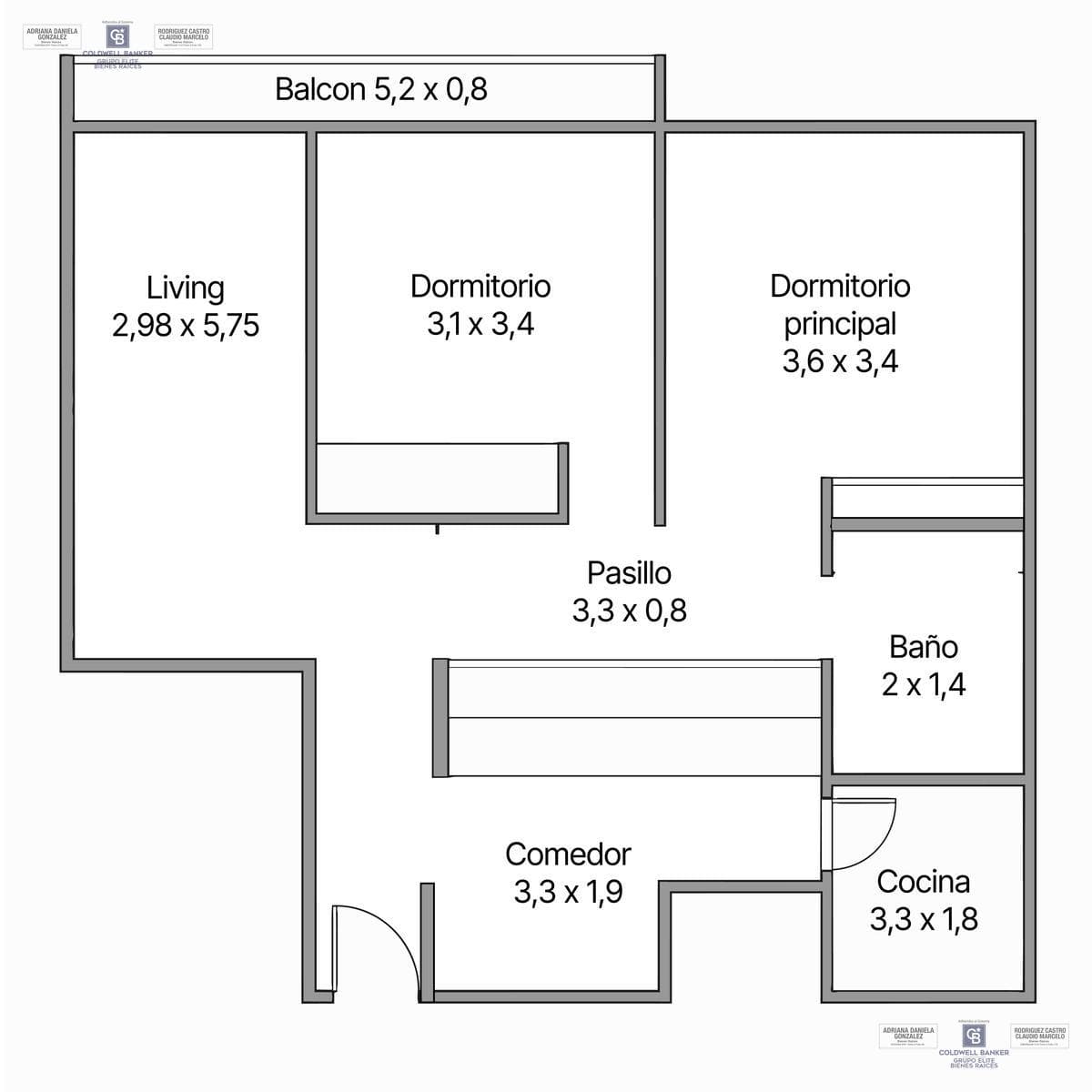 3-room apartment for sale, with balcony and garage, San Nicolás, CABA