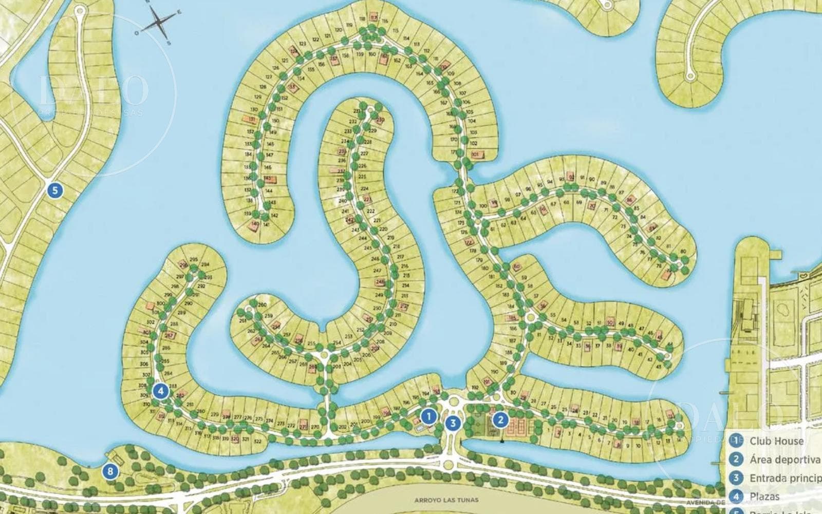 Lot in the Los Puentes neighborhood of Nordelta