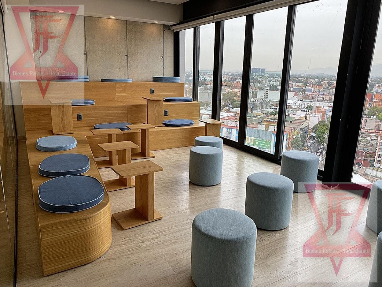 Oficina en Renta en la Verónica Anzures, Miguel Hidalgo, CDMX, Capacidad desde 24 Personas !
