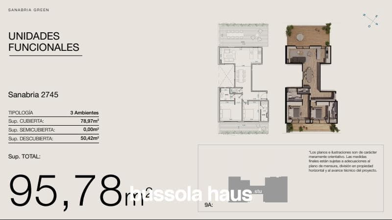 Studio apartment for sale in Devoto (under construction)