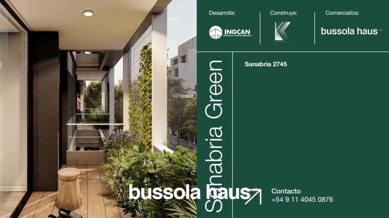Studio apartment for sale in Devoto (under construction)