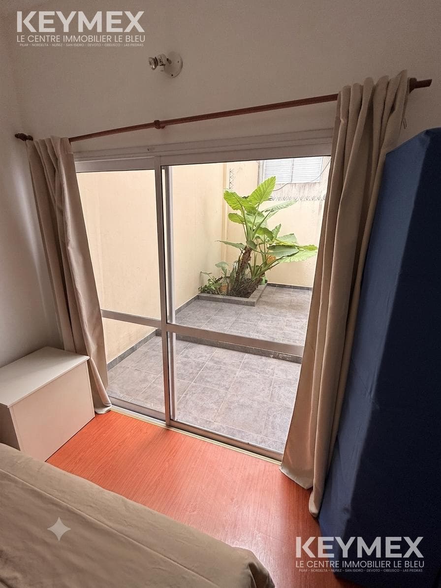 SAAVEDRA 2-room apartment with a patio