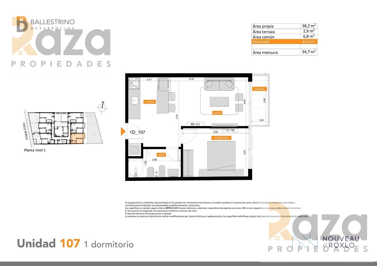 1-Bedroom Apartment for Sale in Cordón