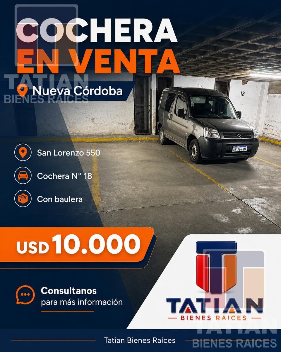 Garage in Nueva Córdoba