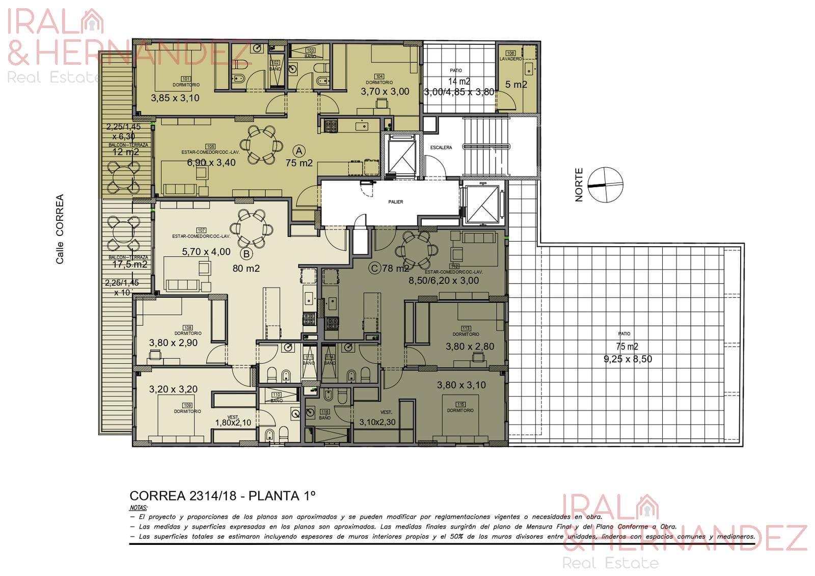Venta Departamento 3 Ambientes en Construcción - Nuñez