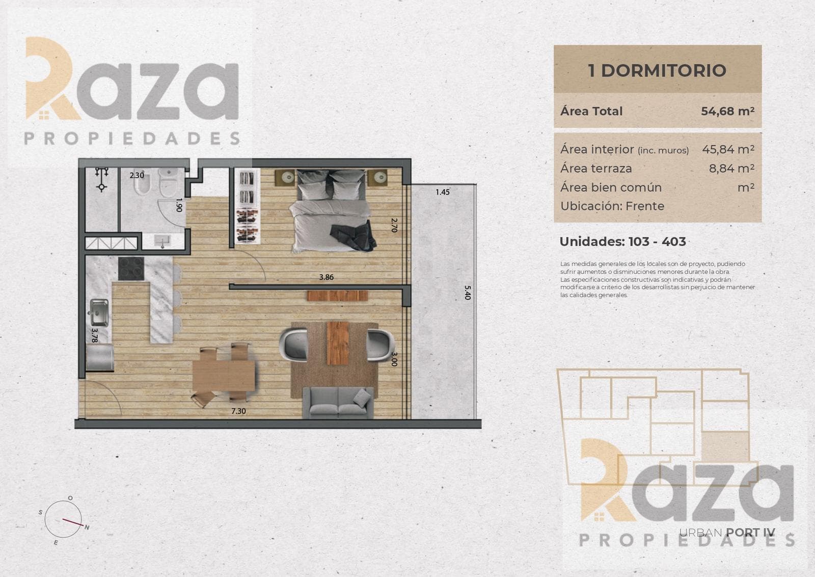 1-Bedroom Apartment for Sale in Pocitos