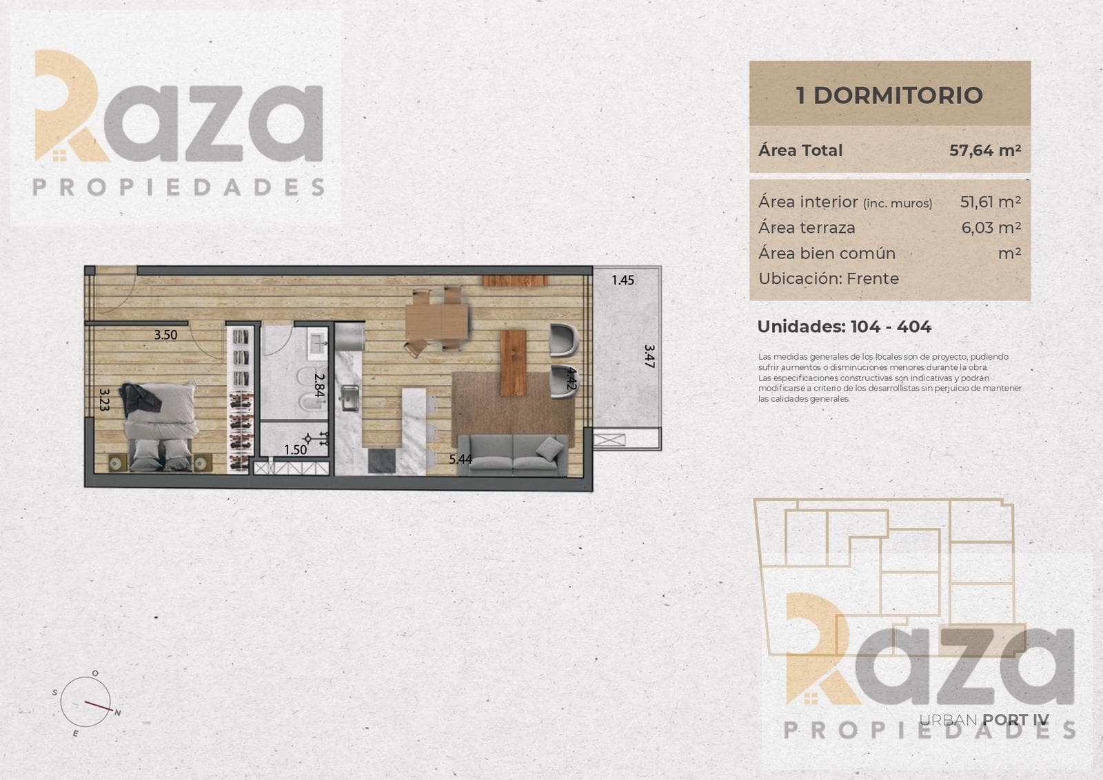 1-Bedroom Apartment for Sale in Pocitos