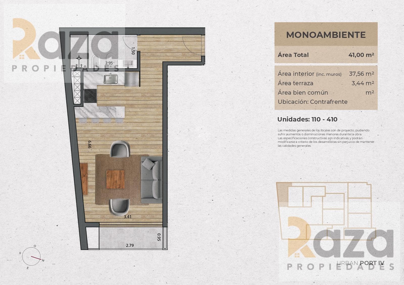 Studio Apartment for Sale in Pocitos