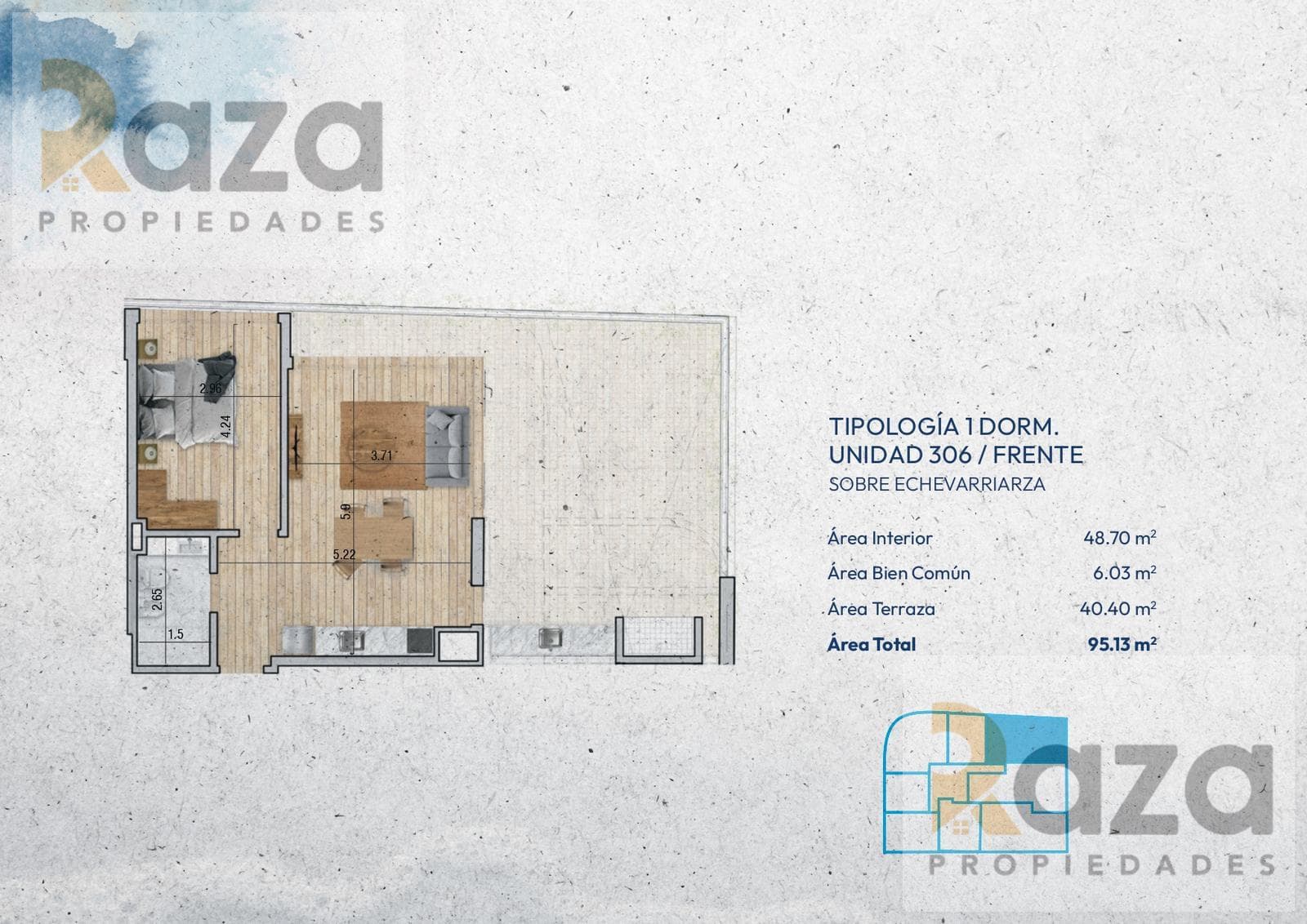1-Bedroom Apartment for Sale in Pocitos Nuevo