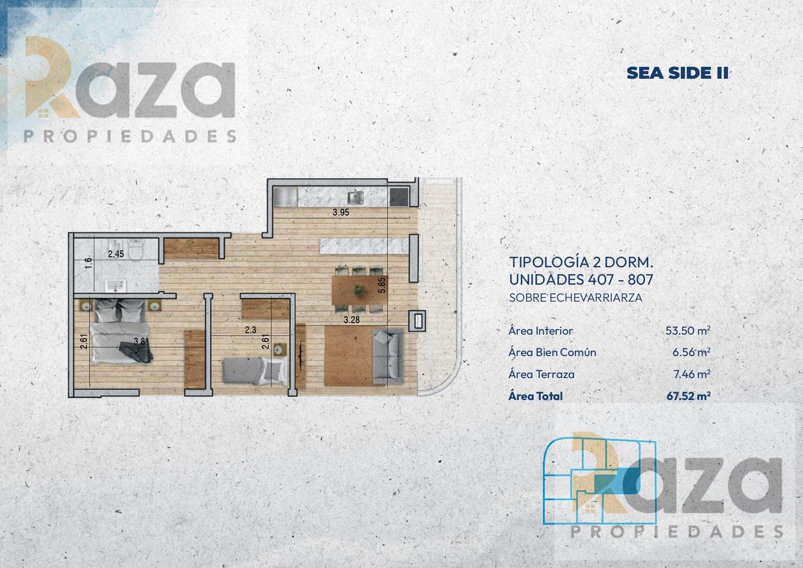 2-Bedroom Apartment for Sale in Pocitos Nuevo