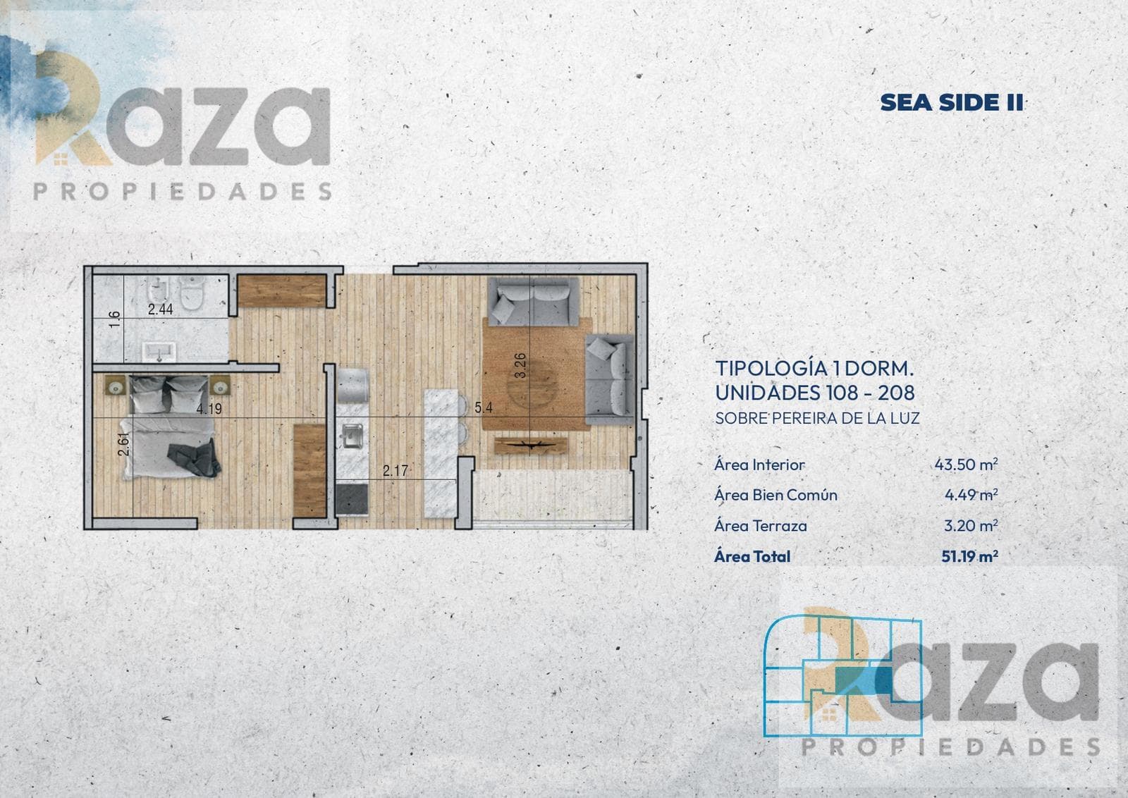 1-Bedroom Apartment for Sale in Pocitos Nuevo