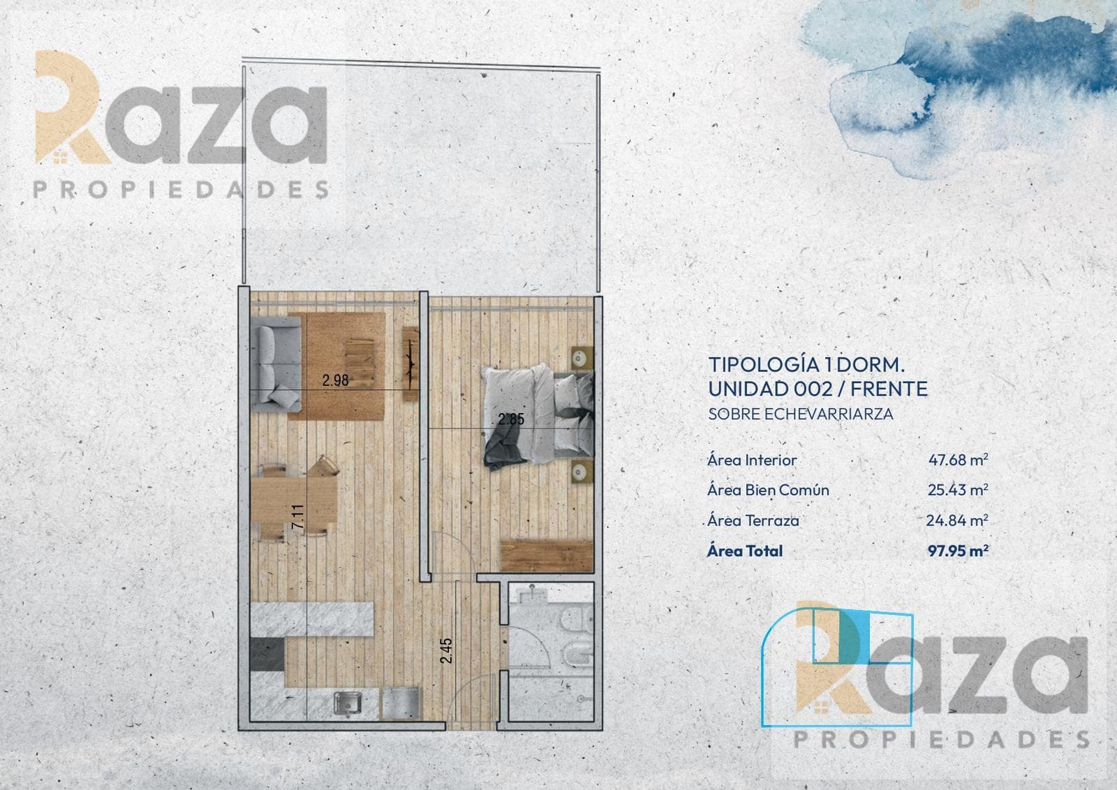1-Bedroom Apartment for Sale in Pocitos Nuevo