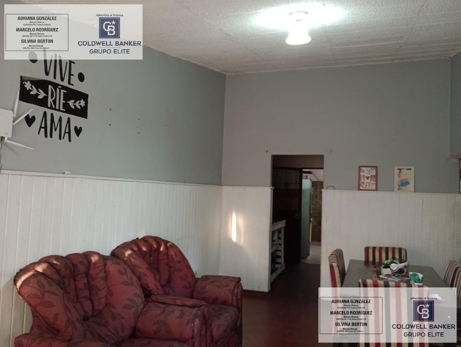 House with 3 bedrooms, a semi-covered garage, and a patio.