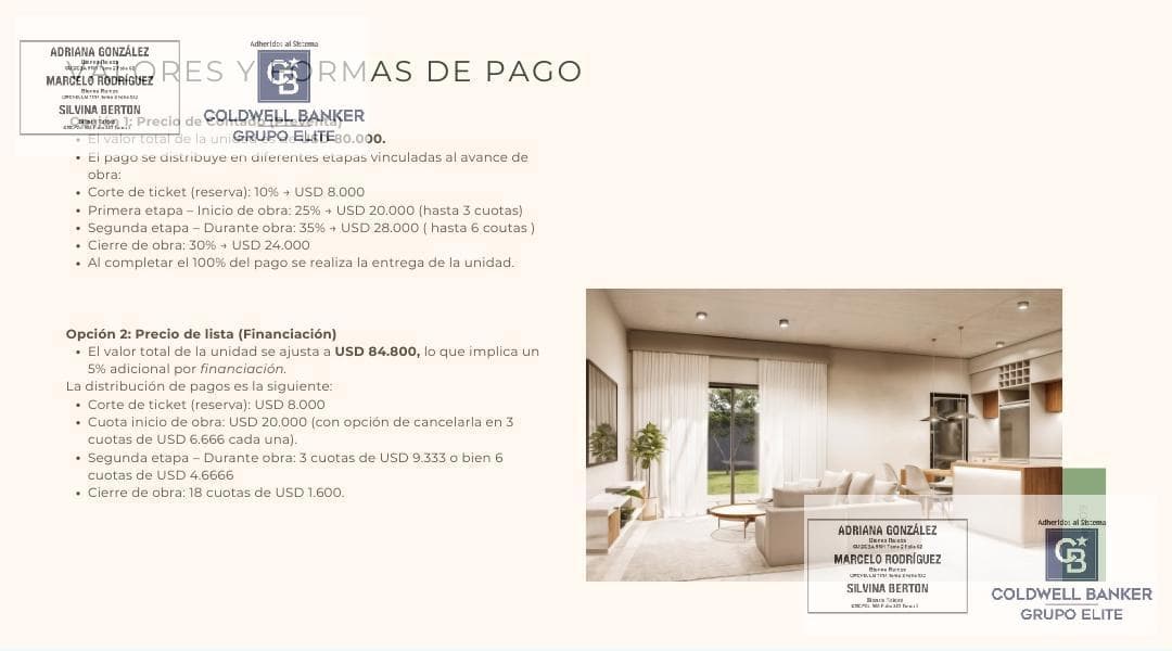 Los Robles Residential Complex: Pre-construction Sales