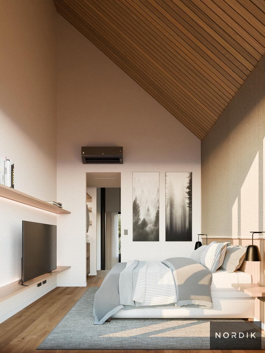 2-Bedroom House in Pozo at NORDIK HAUS, Villanueva, Tigre | Double-Height Ceilings and Financing Available
