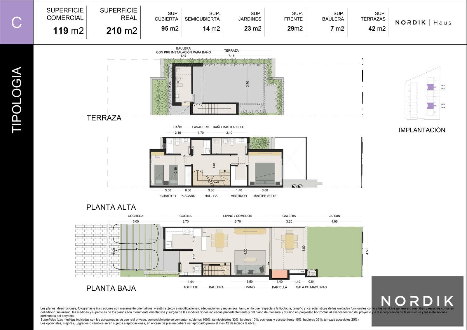3-Bedroom House in Pozo by NORDIK HAUS, Villanueva, Tigre | 42 m² Terrace, Double Garage, Financing Available