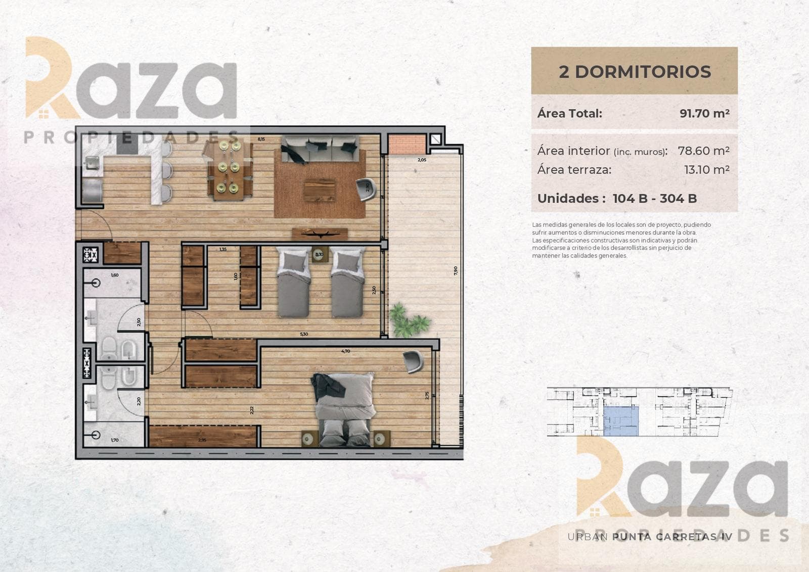 2-Bedroom Apartment for Sale in Punta Carretas
