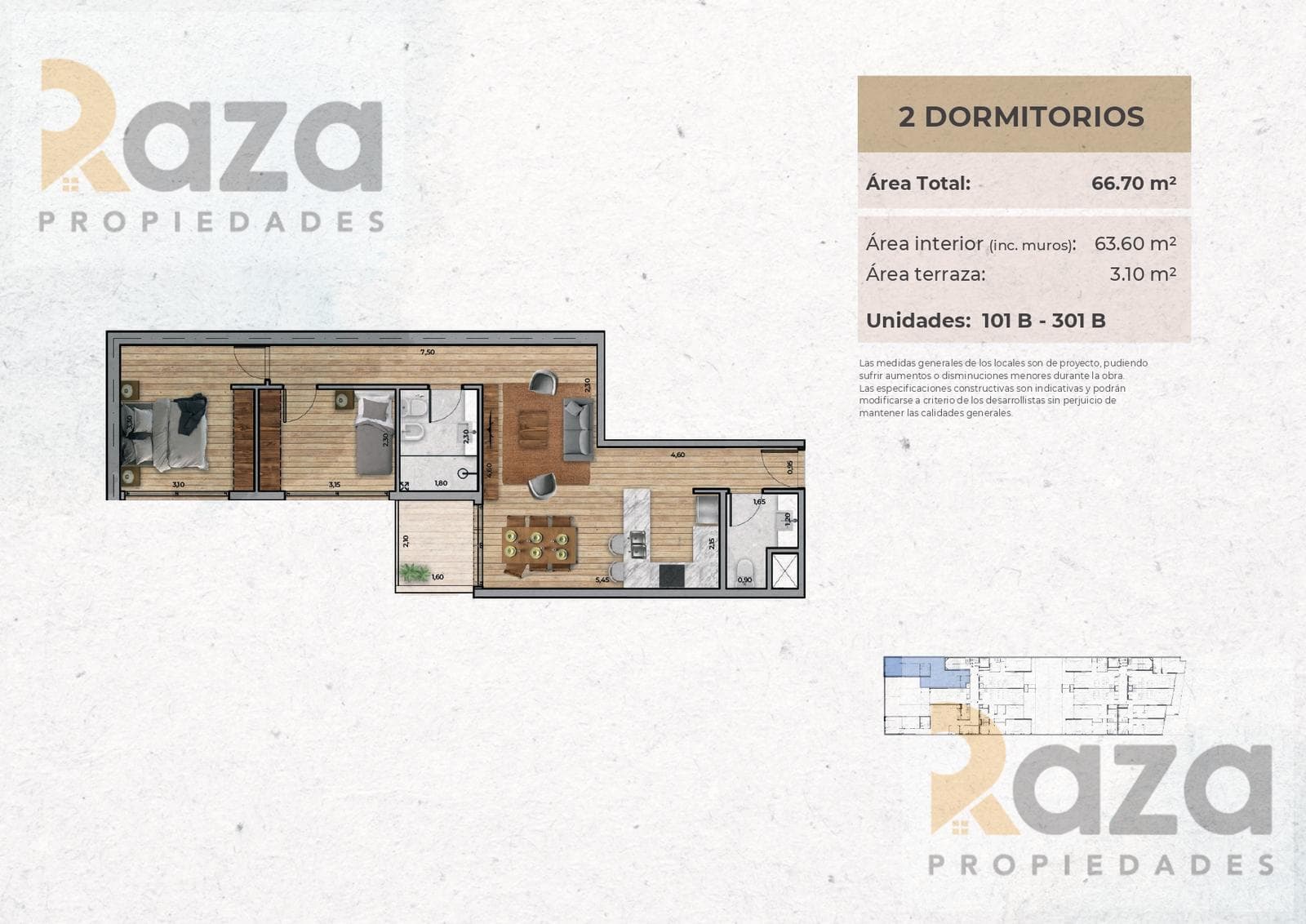 2-Bedroom Apartment for Sale in Punta Carretas