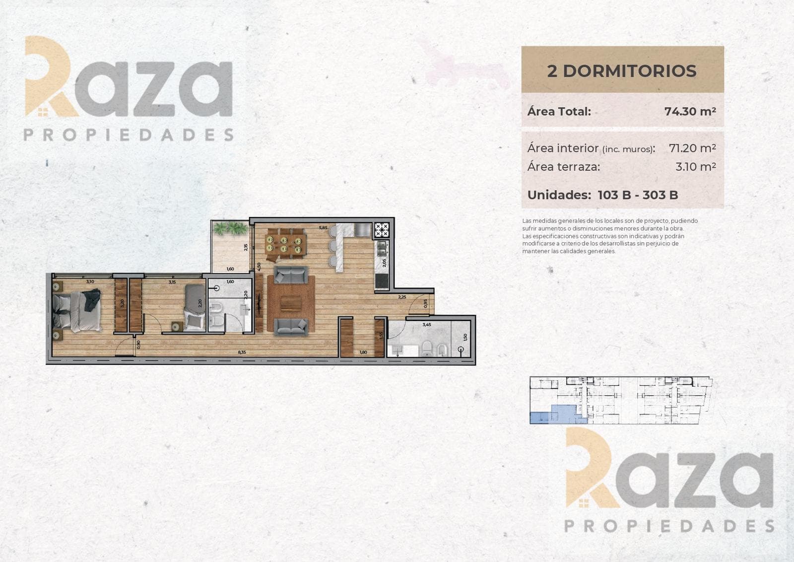 2-Bedroom Apartment for Sale in Punta Carretas