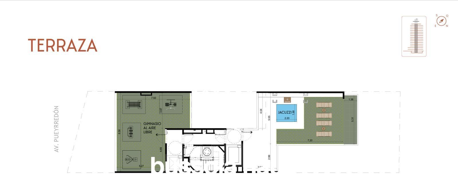 3-room apartment for sale, Pozo. Recoleta