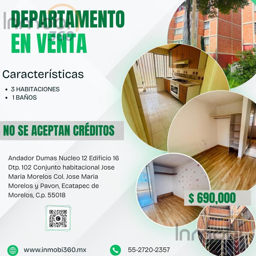 Apartment found in Ecatepec de Morelos