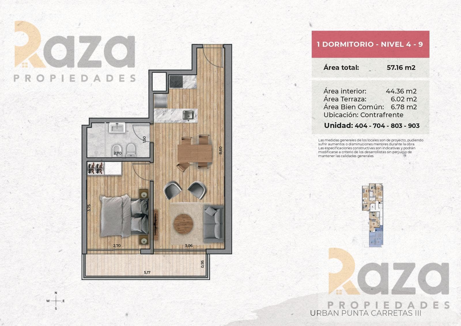 1-Bedroom Apartment for Sale in Punta Carretas
