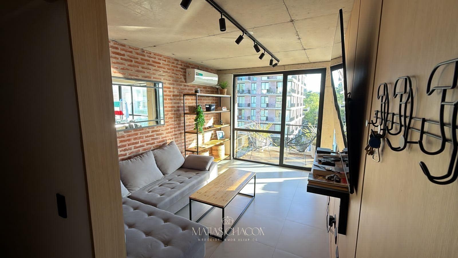 Modern 3-room half-apartment with a garage and private terrace