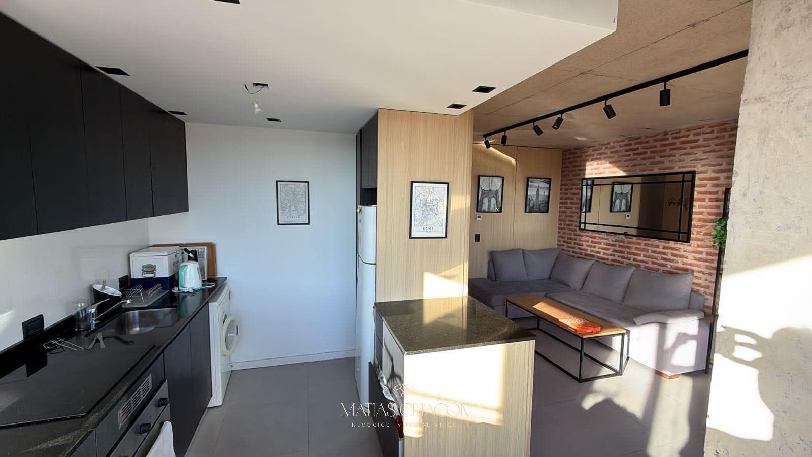 Modern 3-room half-apartment with a garage and private terrace