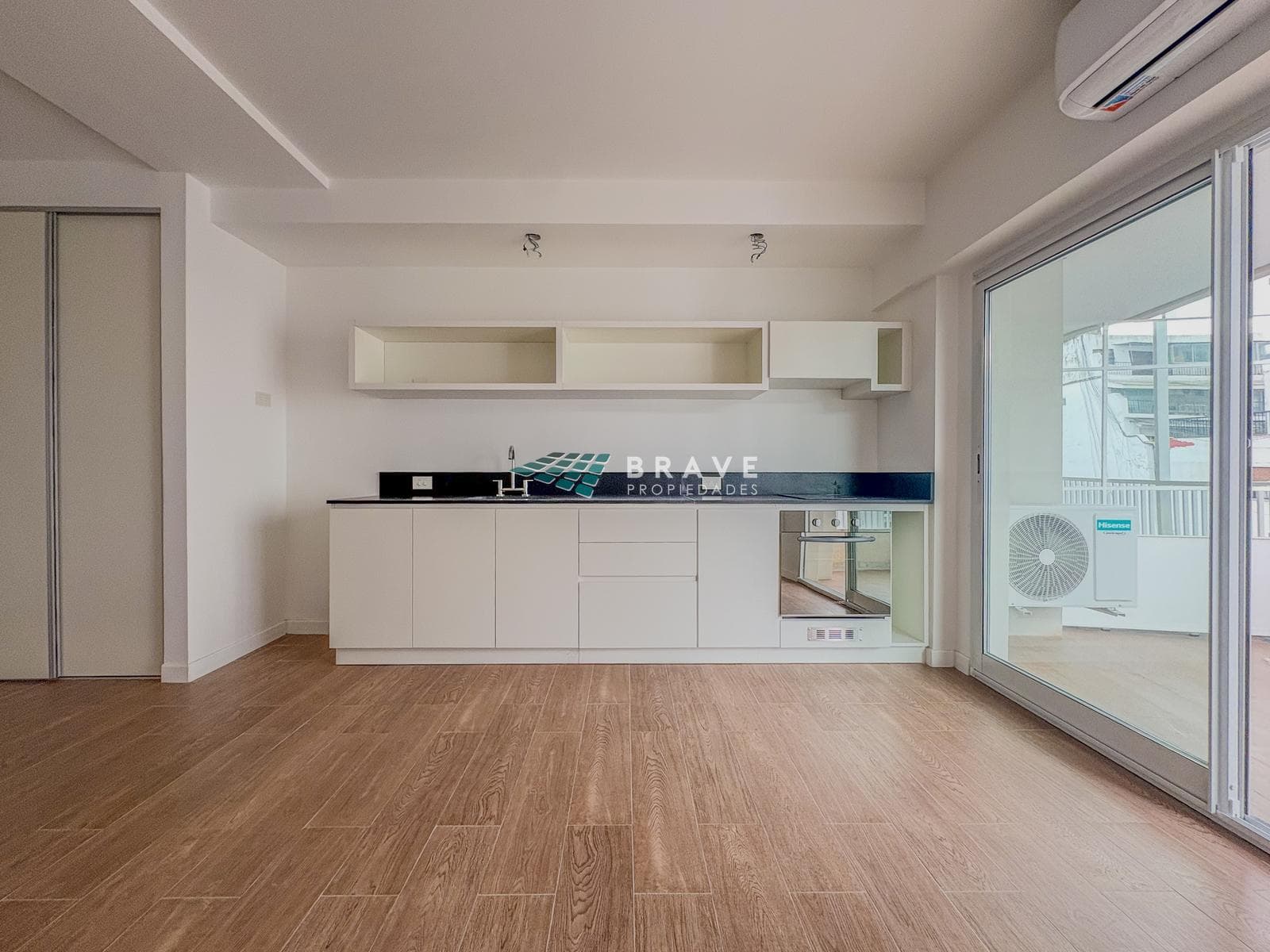 Brand-new studio apartment for sale with a balcony, at the corner of Mansilla and Laprida, Recoleta.