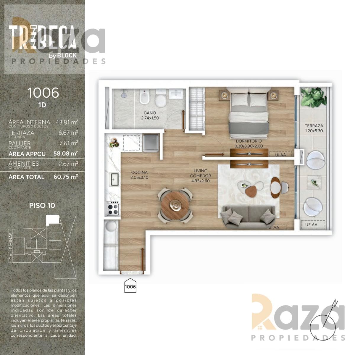 1-Bedroom Apartment for Sale in Cordón