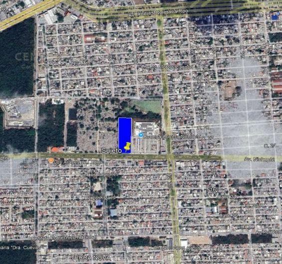 Land for Sale on Nichupte Avenue, Mixed-Use Zoning, in Cancún C4145